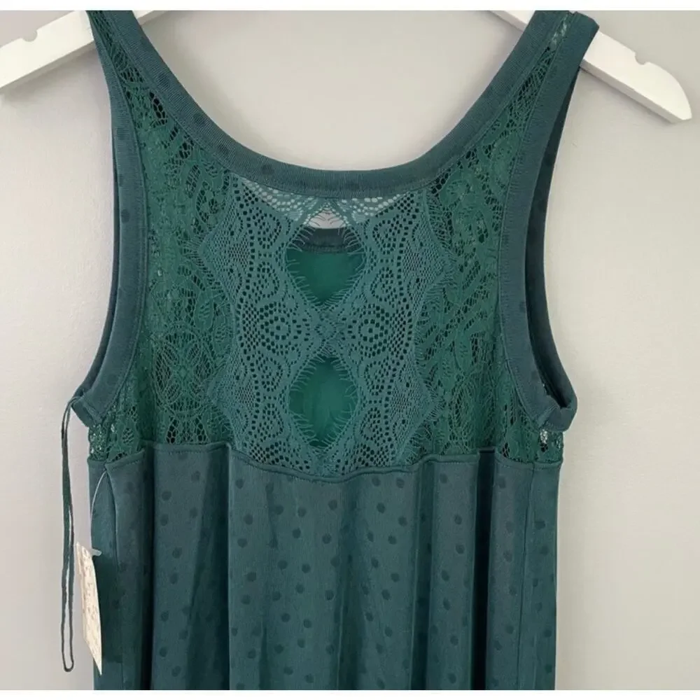 Free People NWT Make it Count Jade Dress